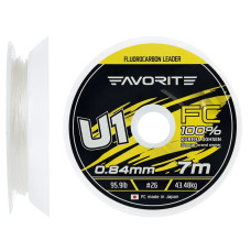 Флюорокарбон Favorite U1 FC 7m #26/0.84mm 95.9lb/43.48kg