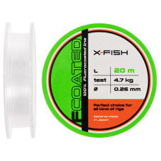 Флюорокарбон X-Fish FCoated 20m 0.26mm 4.7kg