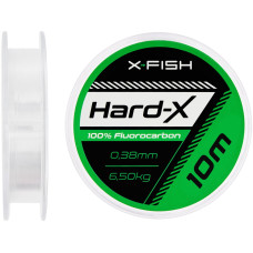 Флюорокарбон X-Fish Hard-X 10m (clear) 0.38mm 6.50kg