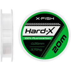 Флюорокарбон X-Fish Hard-X 20m (clear) 0.25mm 3.75kg