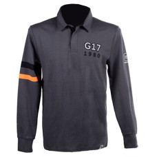 Футболка Glock G17 поло з довгим рукавом Gray