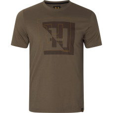 Футболка Harkila H-logo S/S T-shirt L Brown