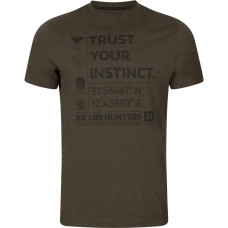 Футболка Harkila Instinct S/S Коричневый