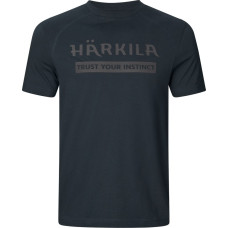 Футболка Harkila logo S/S t-shirt 3XL Dark navy