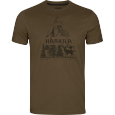 Футболка Harkila Nature S/S T-shirt 4XL Willow green