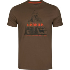 Футболка Harkila Nature S/S T-shirt XXL Slate black