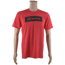 Футболка Savage Short sleeve T-Shirt/Black Savage box logo Красный