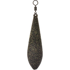 Грузило Brain Long Cast текстурное покрытие 'Camo Black' 150g