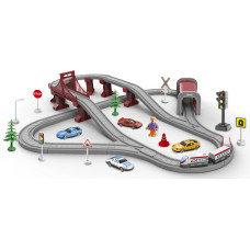 Игровой набор ZIPP Toys 'Городской экспресс' 80 деталей. Красный