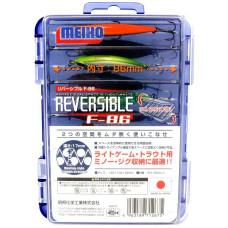 Коробка Meiho Reversible F-86 140x104x22mm ц:прозрачный