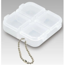 Коробка Meiho Square 4 case 66x66x18mm Clear