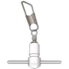 Кріплення глухе з карабіном Stonfo 307P Stop Float Attachment для поплавця (мале)