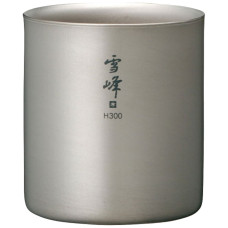 Кружка Snow Peak TW-123 Titanium Double Wall Stacking Mug 300ml