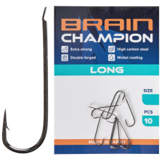 Крючок Brain Champion Long #10 (10 шт/уп)