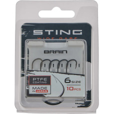 Крючок Brain Sting Classic Wide Gape #6 (10 шт/уп)