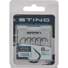 Крючок Brain Sting Curve Shank #8 (10 шт/уп)