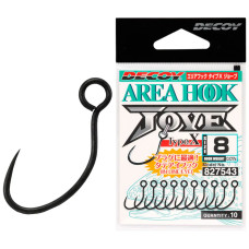 Крючок Decoy AH-10 Area Hook Type X Jove 06, 10 шт/уп