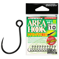 Крючок Decoy AH-3 Area Hook III #12 (10 шт/уп)