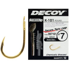 Крючок Decoy K-101 Round #7 (12 шт/уп)