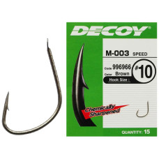 Крючок Decoy M-003 Speed #16 (15 шт/уп)
