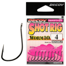 Гачок Decoy Worm10 Shot Rig #2 (9 шт/уп)