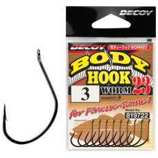 Гачок Decoy Worm23 Body Hook #4 (9 шт/уп)
