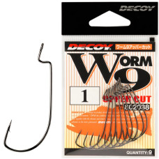 Крючок Decoy Worm9 Upper Cut #2/0 (8 шт/уп)
