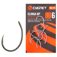 Крючок карповый Cygnet Clinga BP №6 (10шт/уп)