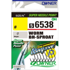 Крючок Owner Worm BH-Sproat 56538 #4 (9 шт/уп)