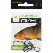 Крючок X-Fish Линь #6 (8 шт/уп)