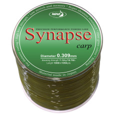 Леска Katran Synapse Carp 1000m (olive green) 0.309mm 15.3lb/7.12kg