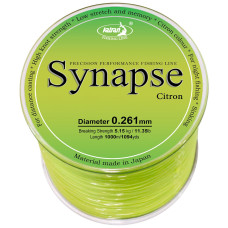 Леска Katran Synapse Citron 1000m (лимон.) 0.261mm 11.35lb/5.15kg