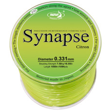 Волосінь Katran Synapse Citron 1000m (лимон.) 0.331mm 16.55lb/7.5kg