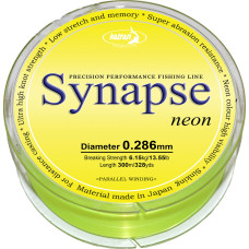 Леска Katran Synapse Neon 300m (neon-yellow) 0.286mm 13.55lb