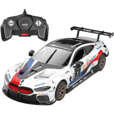 Машинка-конструктор Rastar BMW M8 GTE 1:18. Белый