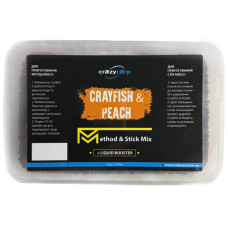 Метод Мікс Crazy Carp Method & Stick Mix Crayfish & Peach 400г