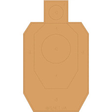 Мишень ИБИС IDPA