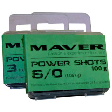Набор грузил Maver Power Shots №8/0 (1.878g) 100g