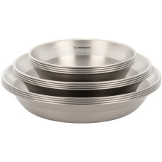 Набор посуды Snow Peak TW-021FK Renewed Tableware Set L Family Stainless steel