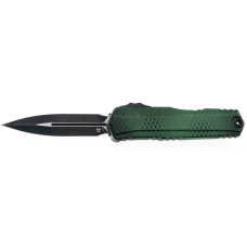 Нож Microtech Cypher II D/E Black Blade X-51 Handle Green
