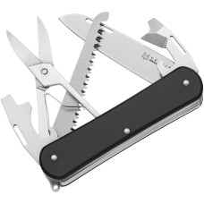 Ніж багатофункціональний Fox Vulpis Aluminium Black. 5 інструментів