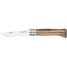 Нож Opinel №8 VRI Laminated. Цвет - коричневый