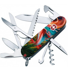 Нож Victorinox Swiss Army Huntsman Zodiac Красочная кобра