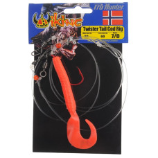 Оснастка морская Prohunter Twister Tail Cod Rig 120cm 80lbs 7/0 Hooks