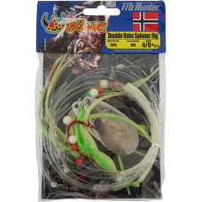 Оснастка морская Prohunter Viking Double Hake Spinner Rig 390cm 105lb 4/0 and 6/0 Hooks
