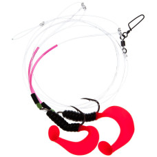 Оснастка морская Spro Norway Combi Rig 2 JP Red UV 8/0 1.00mm 223.5cm