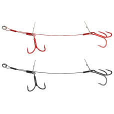 Оснастка Savage Gear Carbon 49 Double Stinger #1/0 11.5cm 16kg (2 шт/уп.)