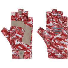 Перчатки Favorite Solar Fishing Gloves 5 Cut ц:red