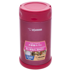 Пищевой термоконтейнер ZOJIRUSHI SW-FCE75PJ 0.75l Малиновый