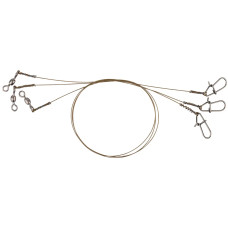 Поводок Savage Gear Raw49 Trace 20cm 0.27mm 7kg Swivel/Needle Snap (3 шт/уп.)